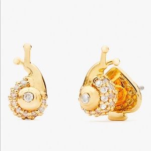 Kate Spade fruit fruit salad pavé snail studs earrings